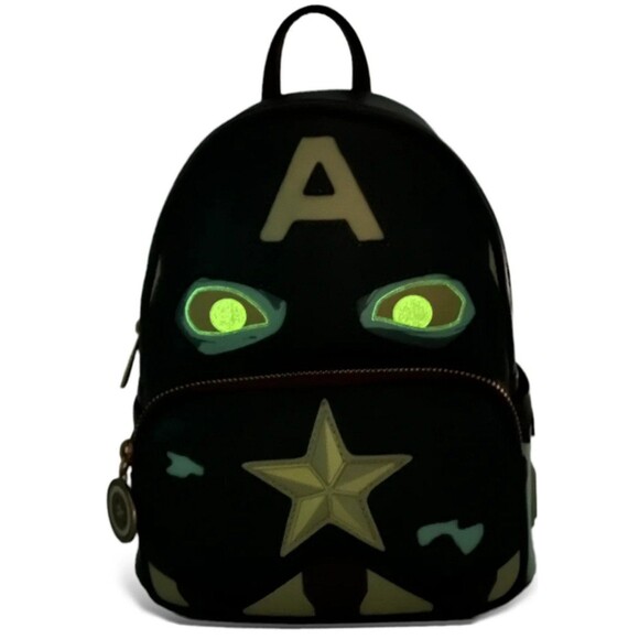 Loungefly Handbags - Loungefly captain America Zombie glow in the dark